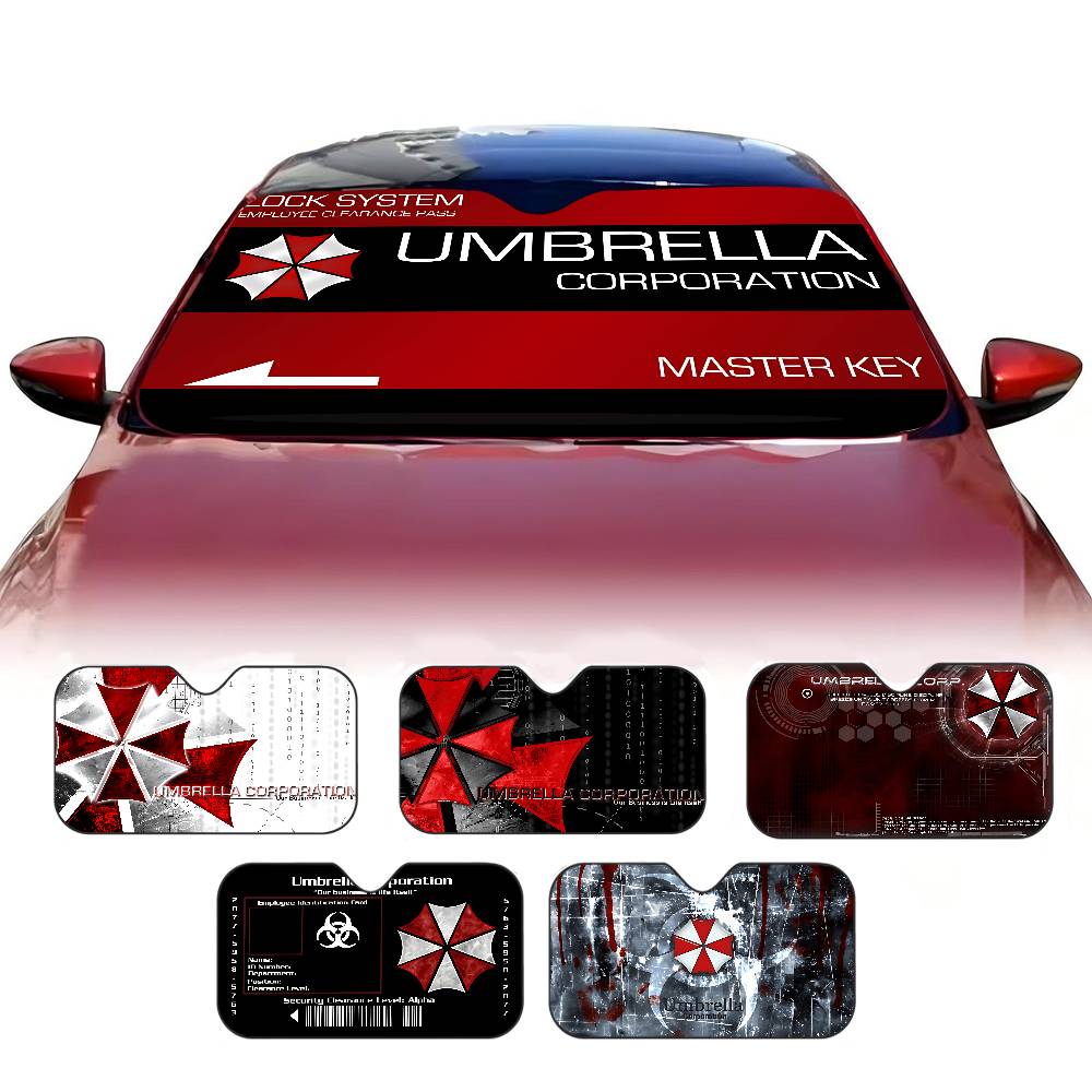 Car Accessories Window - Umbrella Corporation Auto-Windschutzscheibe Lustiger Sonnenschutz Faltbarer
