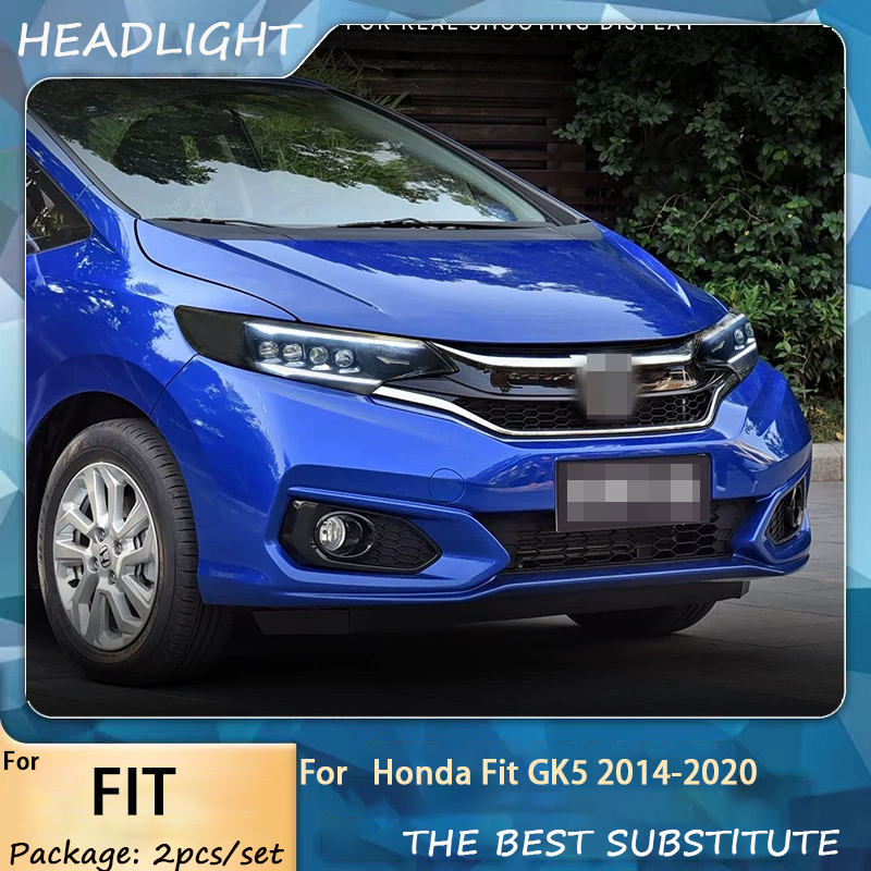 Car Accessories Evil Eye - Auto-Styling-Scheinwerfer für Honda Fit GK5 Scheinwerfer