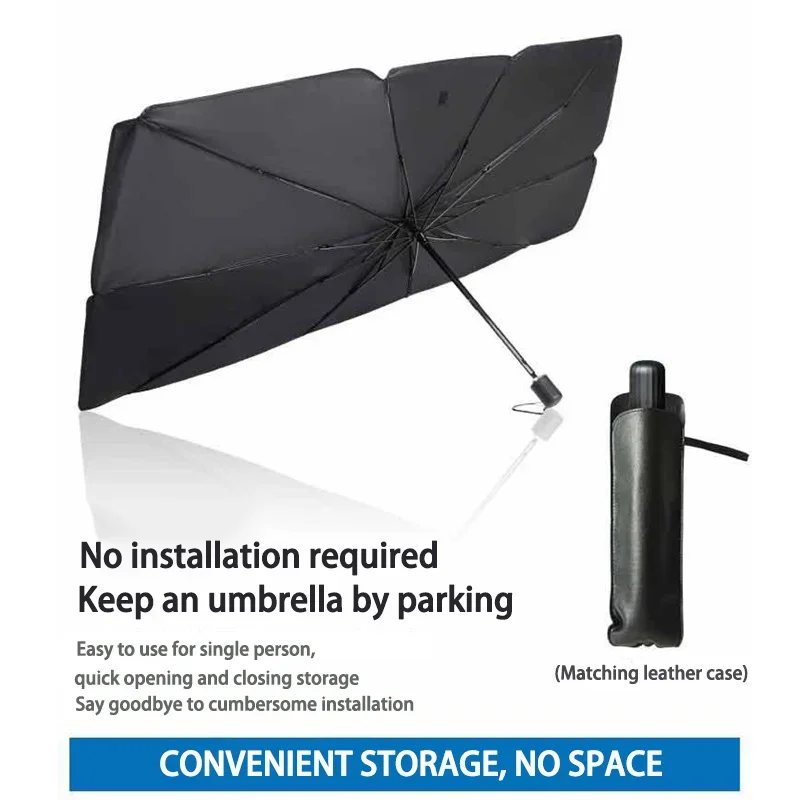 Car Accessories Window - Faltbare Auto-Windschutzscheiben-Sonnenschutzabdeckung, Innen-Sonnenschirm für Frontscheibe, UV-Schutz,