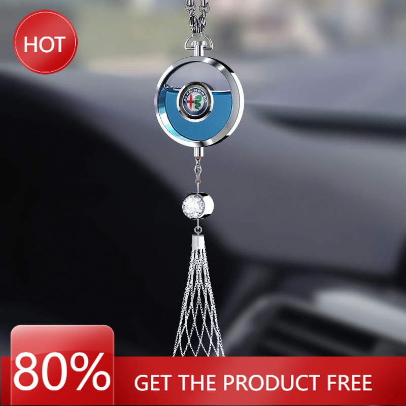 Car Accessories Mirror Hanging - Radkappen-Auto-Rückspiegel-Parfüm-Anhänger Duft-Hängeaccessoires für Alfa Romeo 156