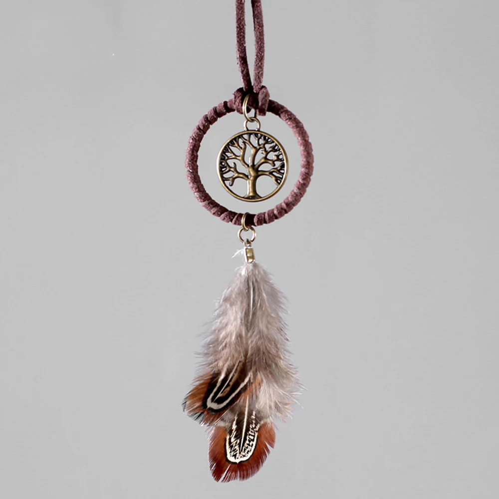 Car Accessories Evil Eye - Auto Anhänger Ornament Traum Catcher Feder