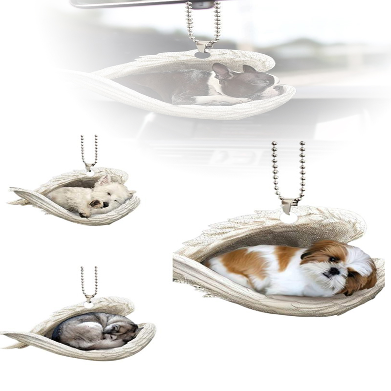 Kreativer schlafender Engelsfl – Car Accessories Mirror Hanging Bewertung und Preis