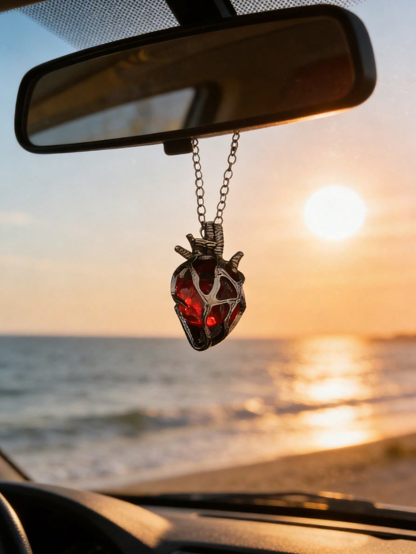 Anatomischer Herz-Autoanhänger – Car Accessories Evil Eye Bewertung und Preis
