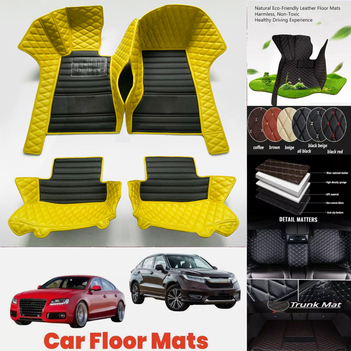Maßgefertigte Auto-Fußmatten f – Car Accessories Mercedes Bewertung und Preis