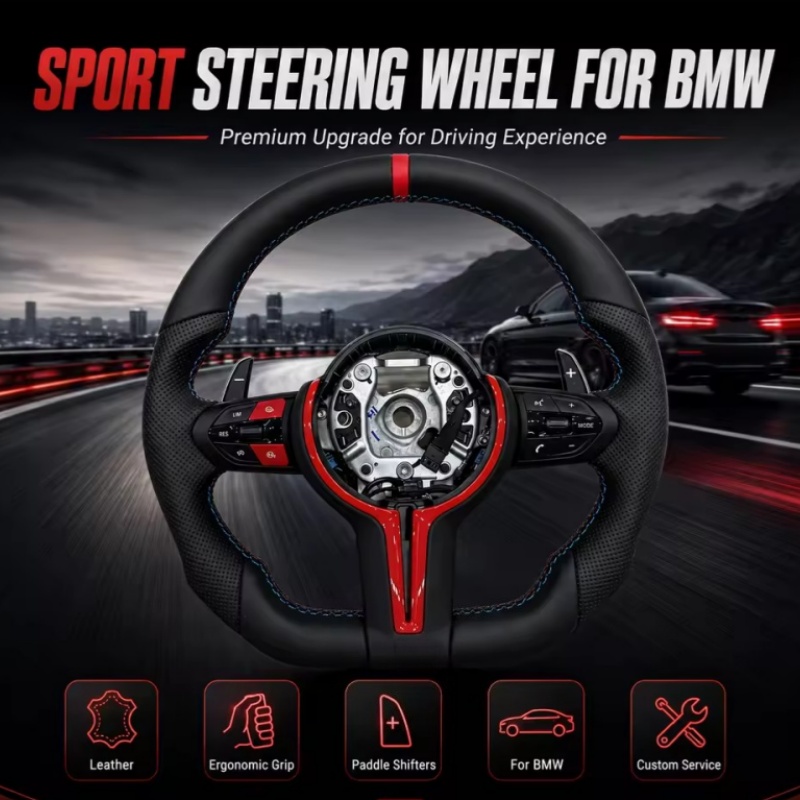 Lenkrad aus Leder für BMW F10  – Car Accessories For Steering Wheel Bewertung und Preis