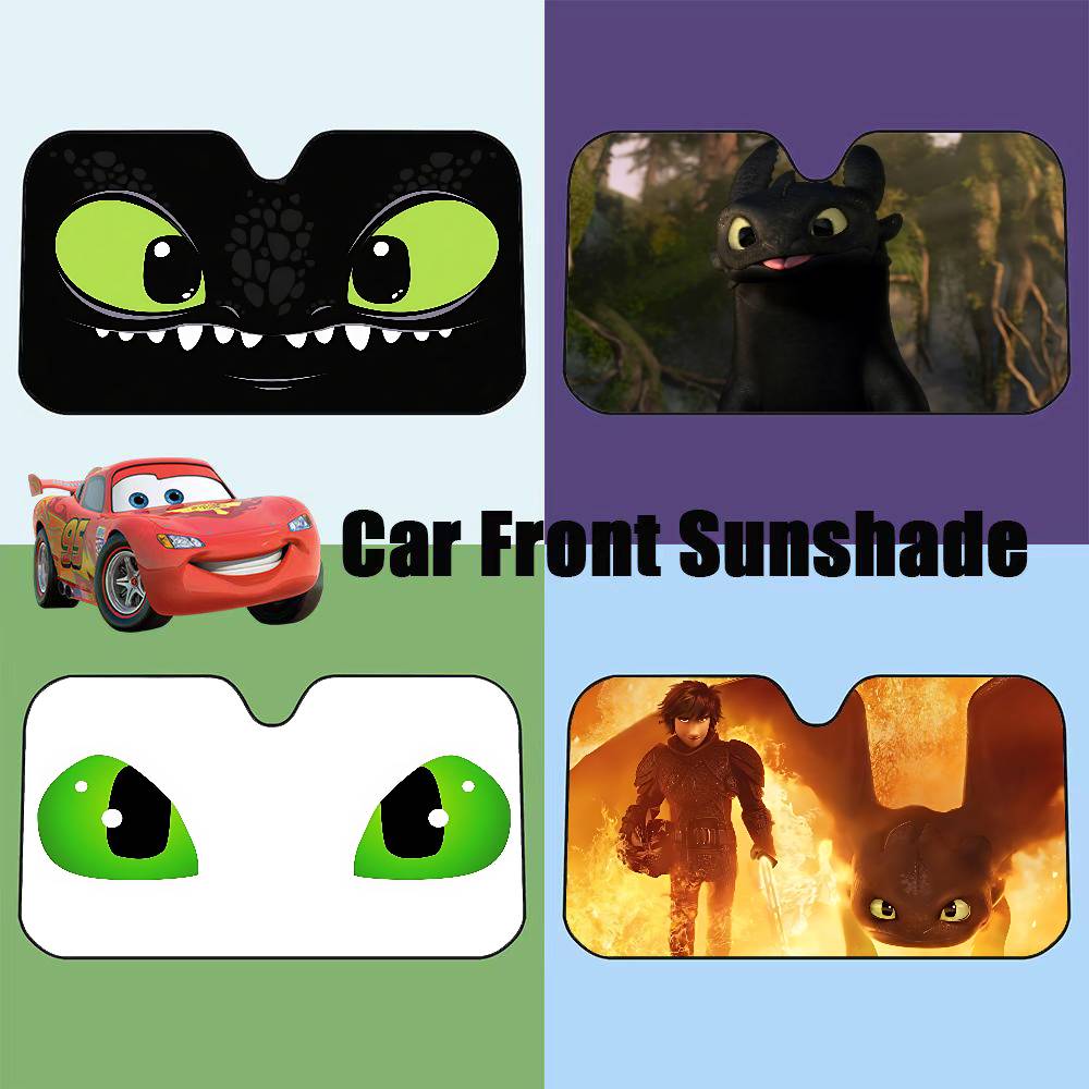 Cartoon EYE Toothless Windschu – Car Accessories Window Bewertung und Preis