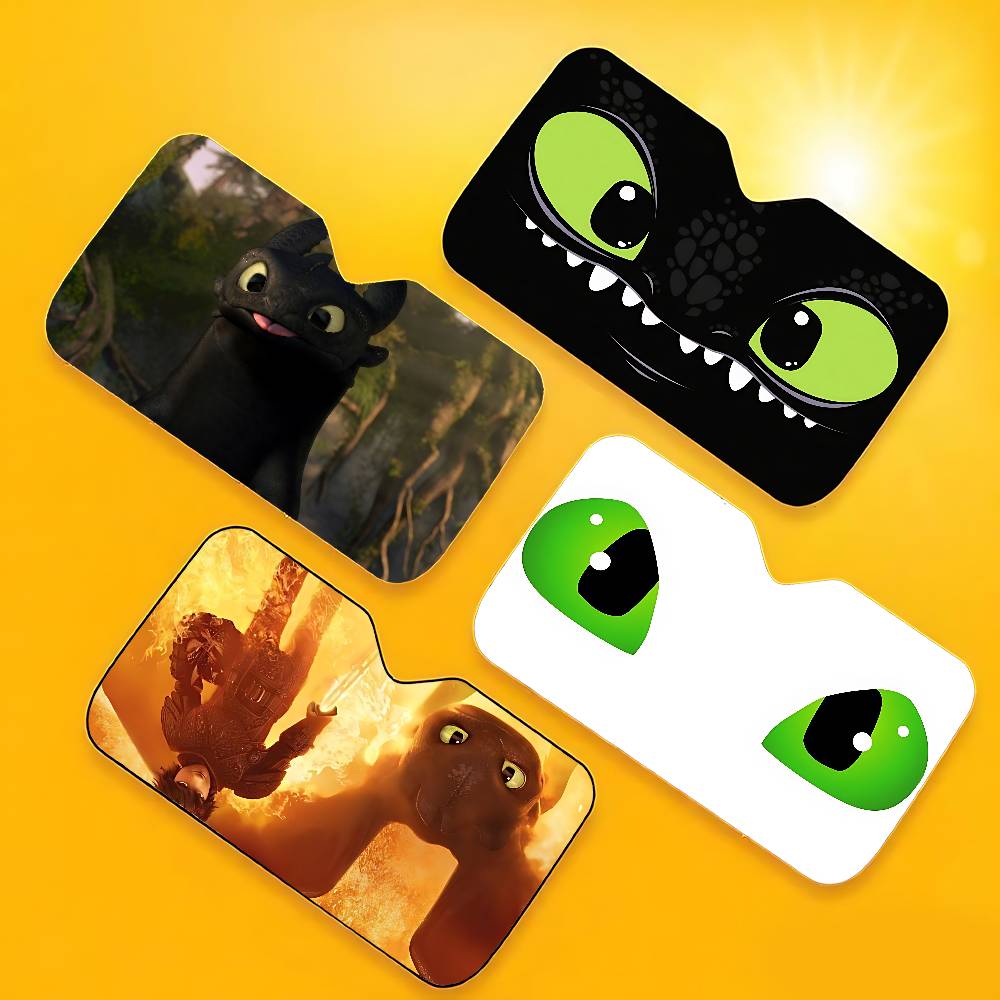 Cartoon EYE Toothless Windschu – Car Accessories Window Bewertung und Preis