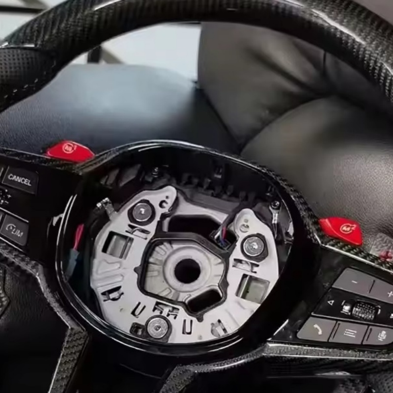 Maßgefertigtes Carbon-Leder-Le – Car Accessories For Steering Wheel Bewertung und Preis