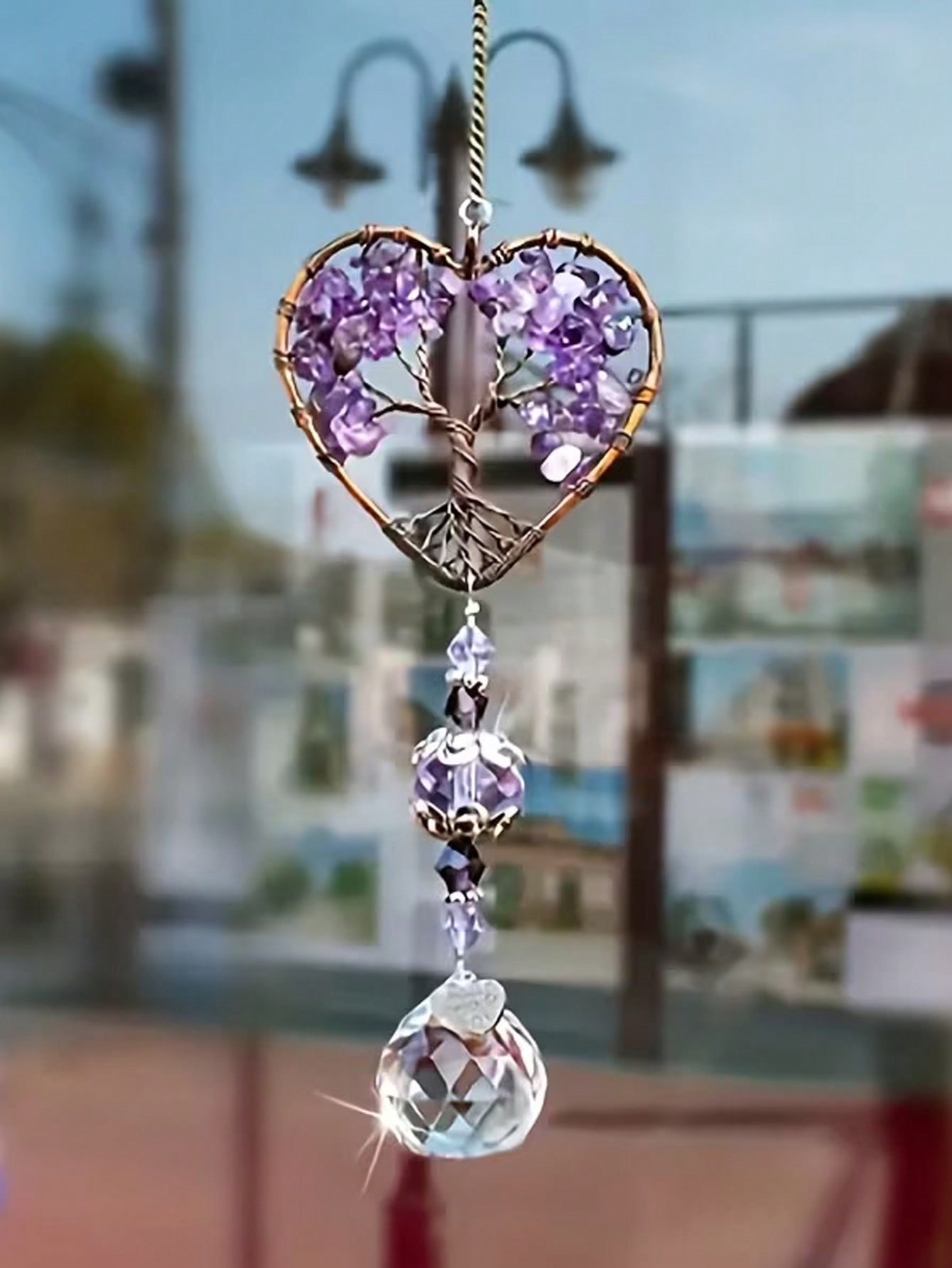 Herz-Amethyst Baum des Lebens  – Car Accessories Evil Eye Bewertung und Preis