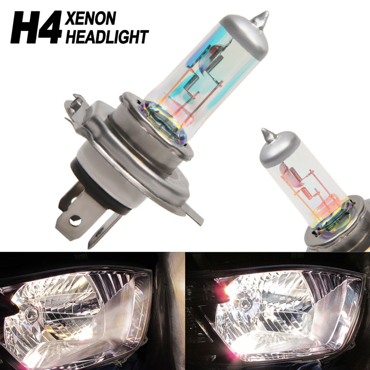 1/2 Stück H4 Halogen-Scheinwer – Accessories Car Near Bewertung und Preis