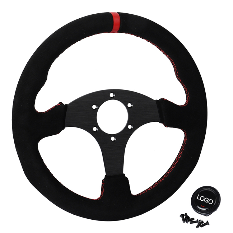 Wildleder-Rennlenkrad mit Unte – Car Accessories For Steering Wheel Bewertung und Preis