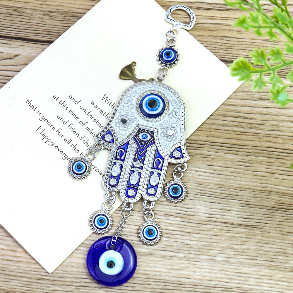 Türkische Fatima Palm Blue Eye – Car Accessories Evil Eye Bewertung und Preis