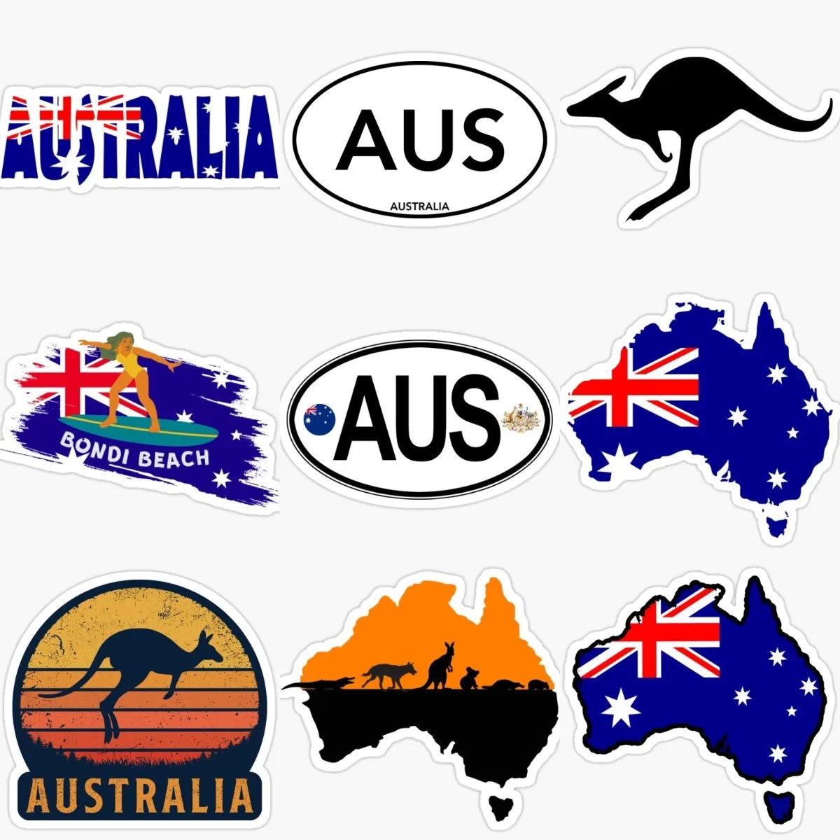Kreative AUS Australien Flagge – Car Accessories Australia Bewertung und Preis