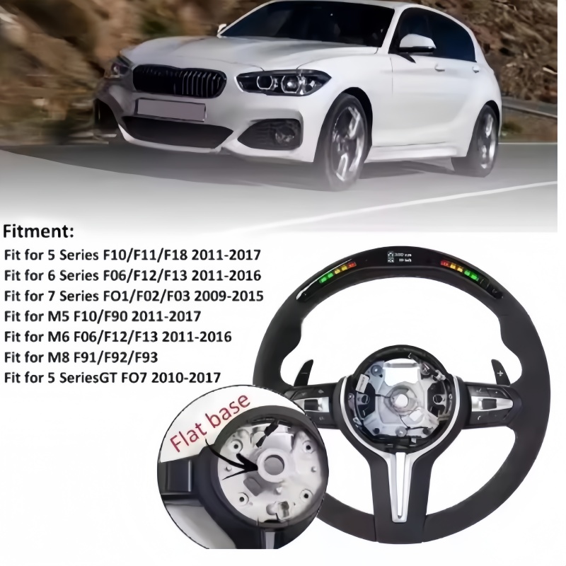 Lenkrad aus Leder für BMW F10  – Car Accessories For Steering Wheel Bewertung und Preis
