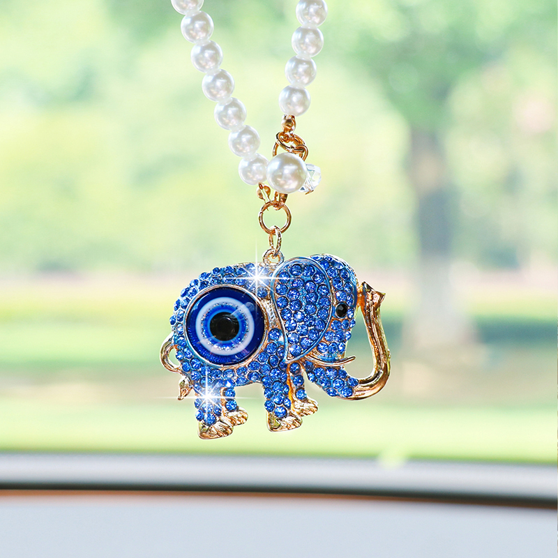 Kreativer Strass-Elefant-Auto- – Car Accessories Evil Eye Bewertung und Preis
